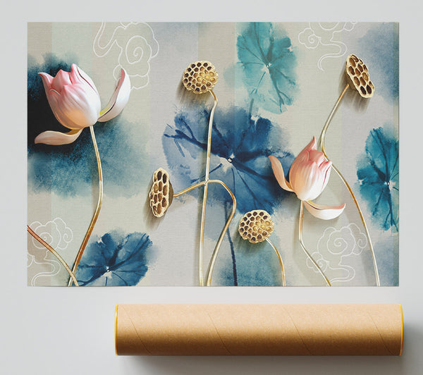 Stunning Flower Pose Print