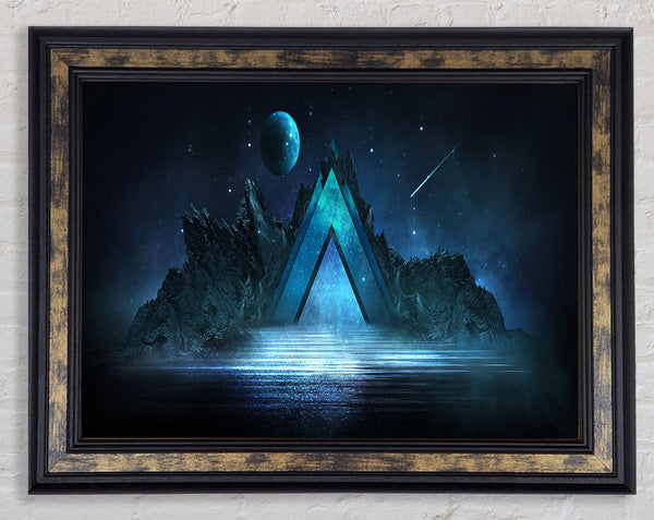 The Prism To Land Framed Print