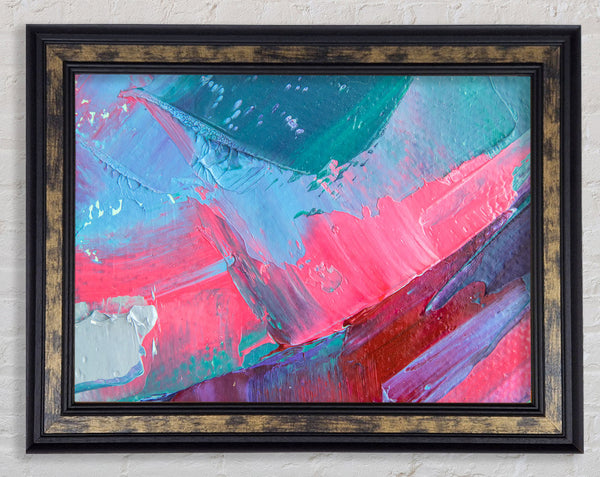 Paint Dab Washed Framed Print
