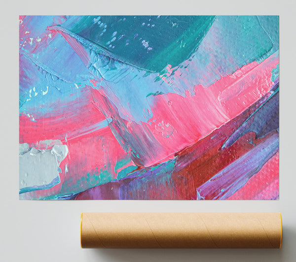 Paint Dab Washed Giclee Print