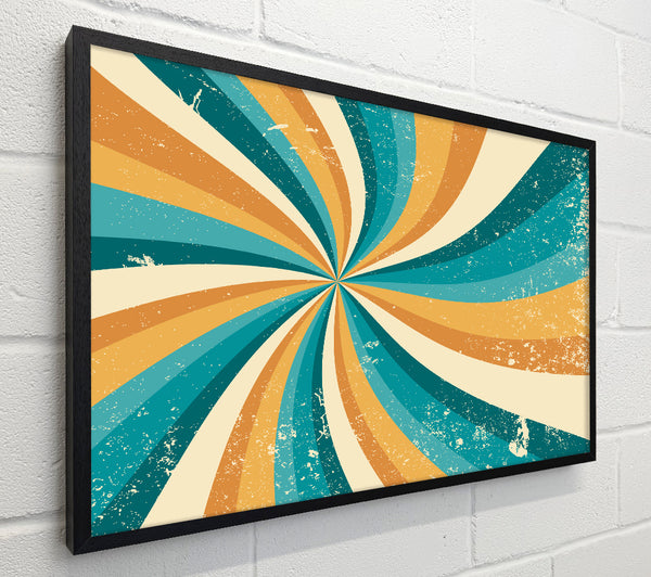 The Spiral Yellow And Blue