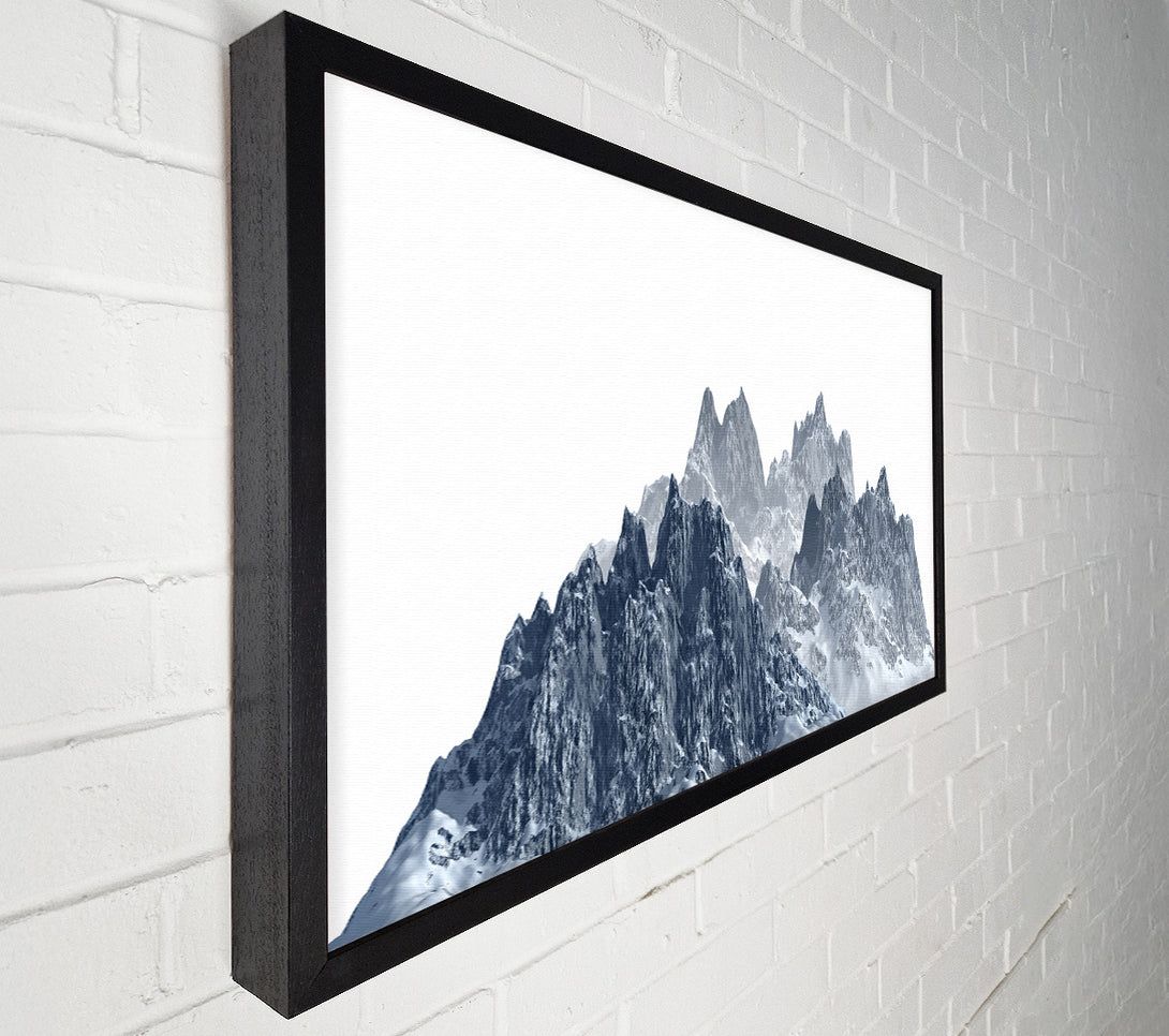  A Canvas Print of The Shards Of Mountain Canvas Art