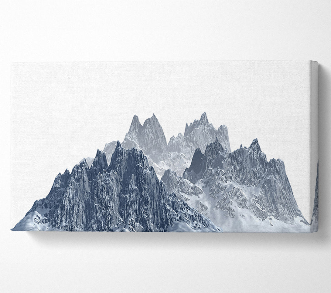  A Canvas Print of The Shards Of Mountain Canvas Art