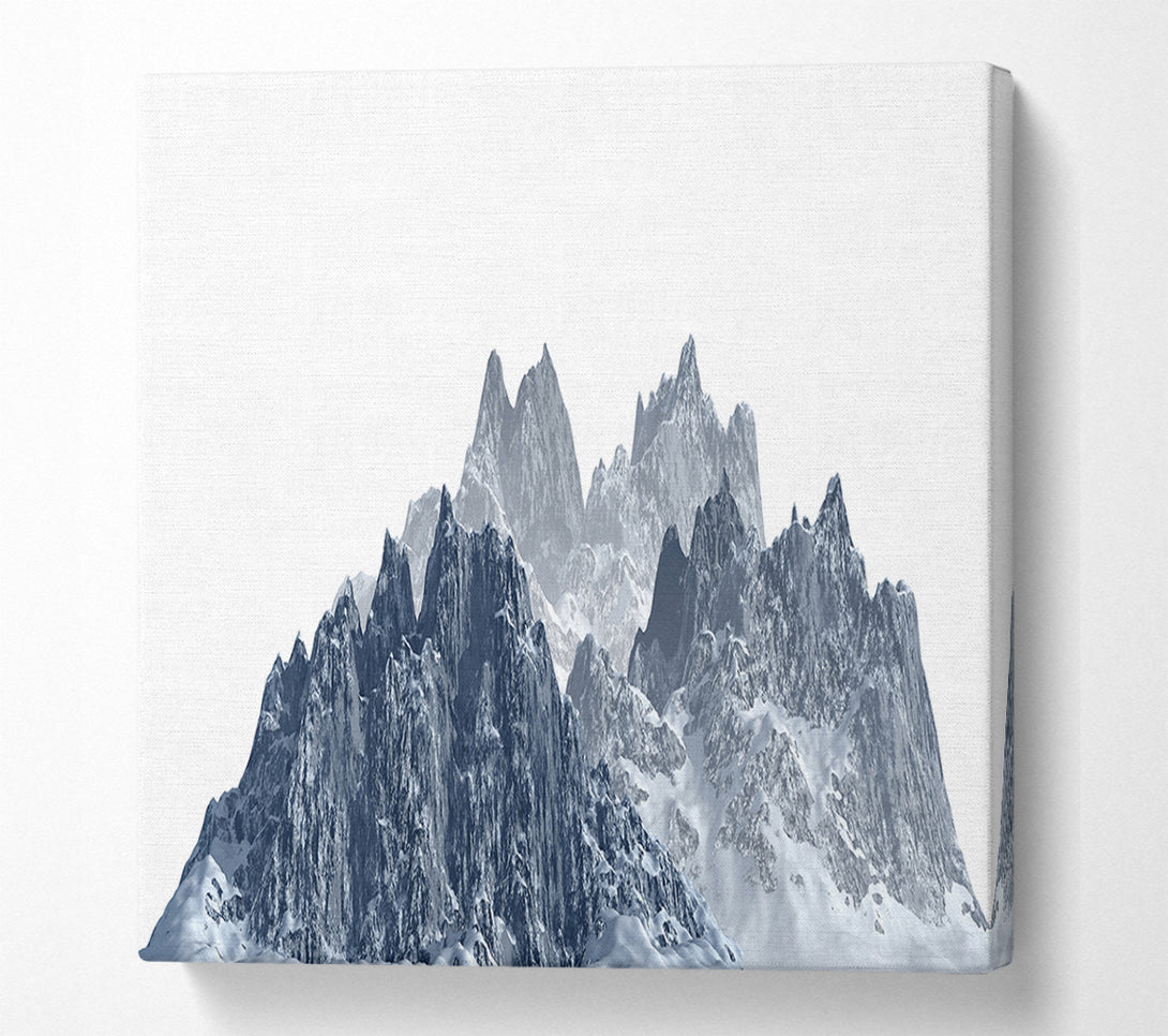  A Canvas Print of The Shards Of Mountain Canvas Art