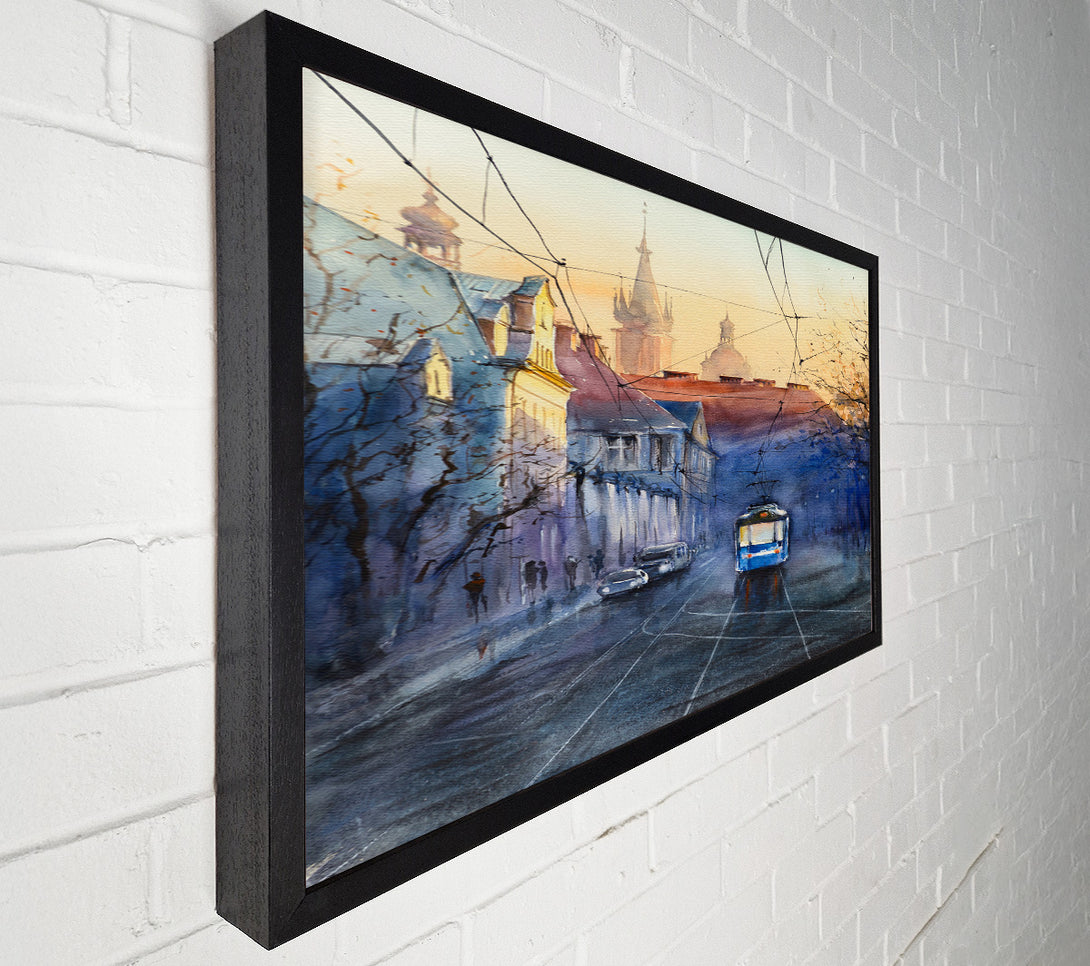  A Canvas Print of The Train Coming Through The Station Canvas Art
