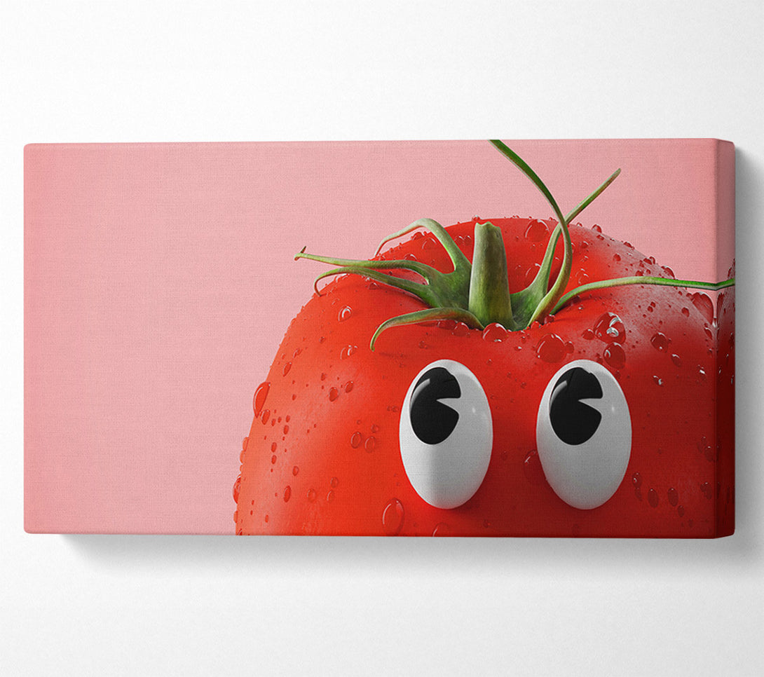  A Canvas Print of Tomato Stare Canvas Art