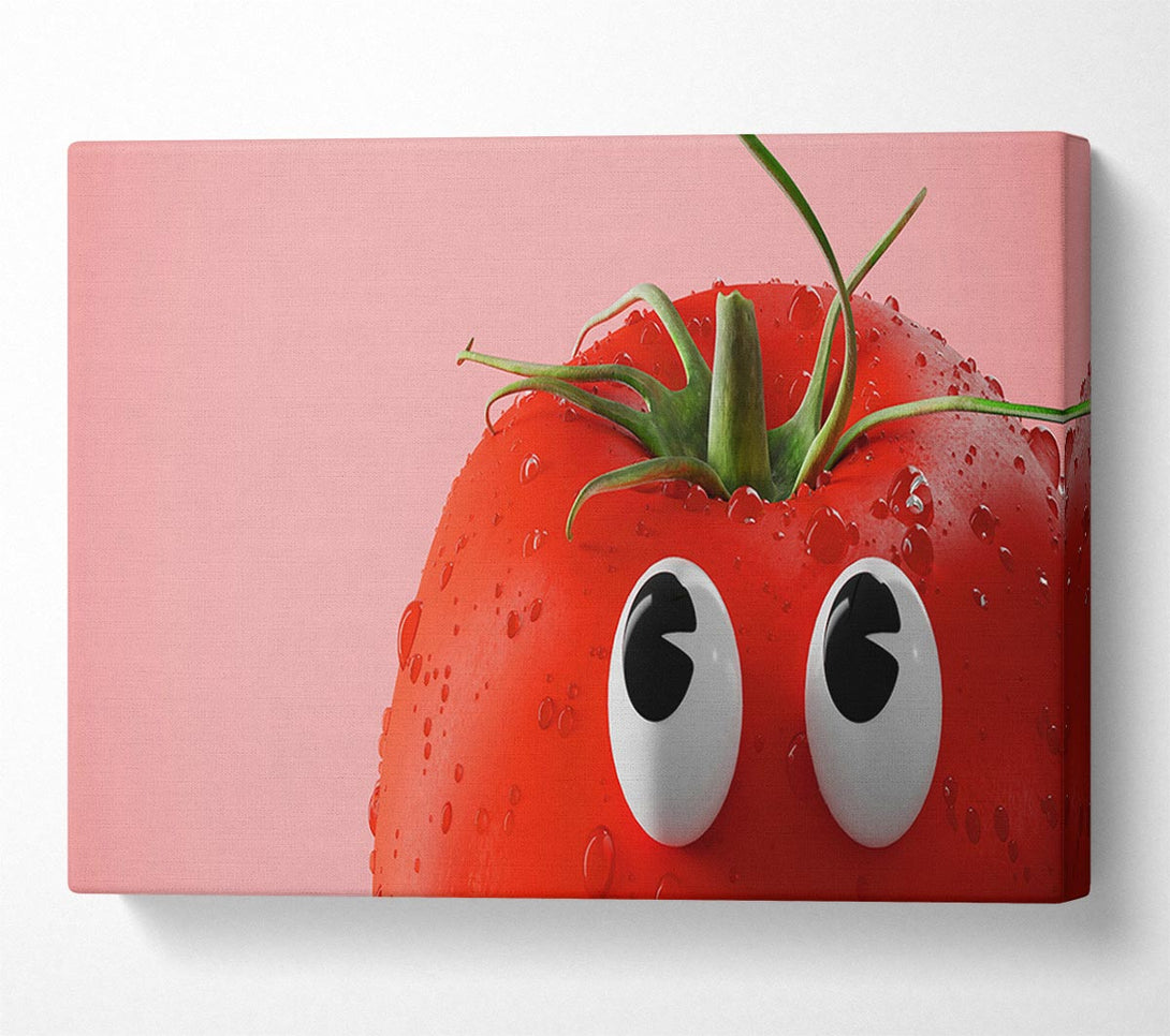  A Canvas Print of Tomato Stare Canvas Art