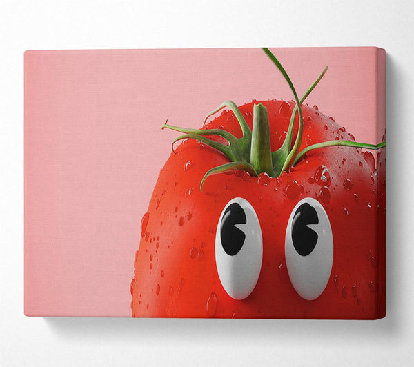  A Canvas Print of Tomato Stare Canvas Art