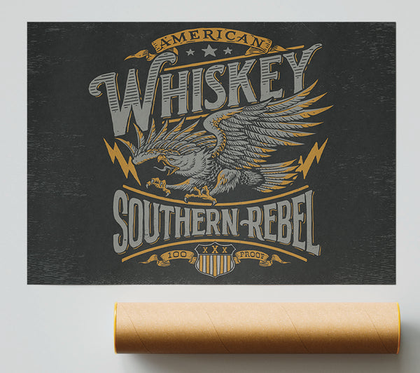 Whiskey Southern Rebel Print