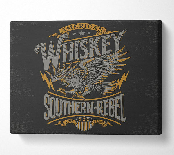  A Canvas Print of Whiskey Southern Rebel Canvas Print
