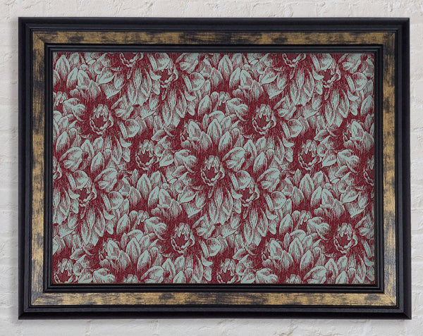 The Deep Brown Flower Framed Print