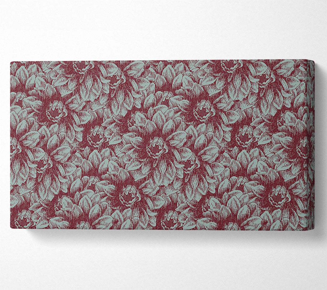  A Canvas Print of The Deep Brown Flower Canvas Print
