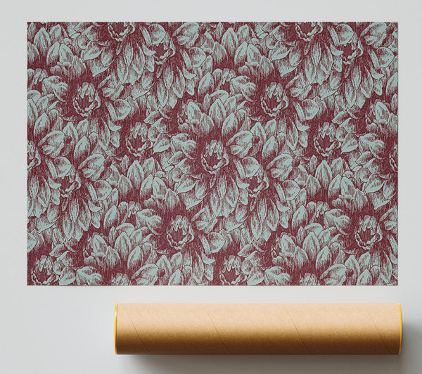 The Deep Brown Flower Poster