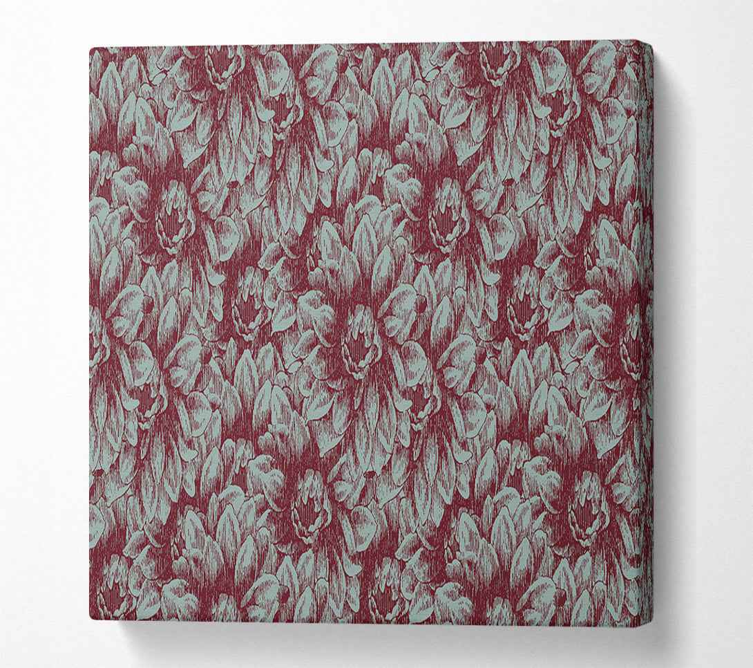  A Canvas Print of The Deep Brown Flower Canvas Print