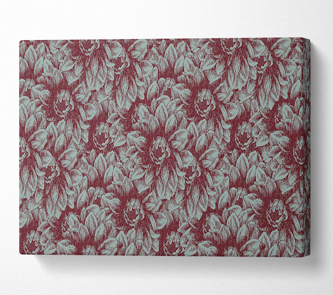  A Canvas Print of The Deep Brown Flower Canvas Print