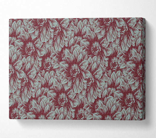 A Canvas Print of The Deep Brown Flower Canvas Print