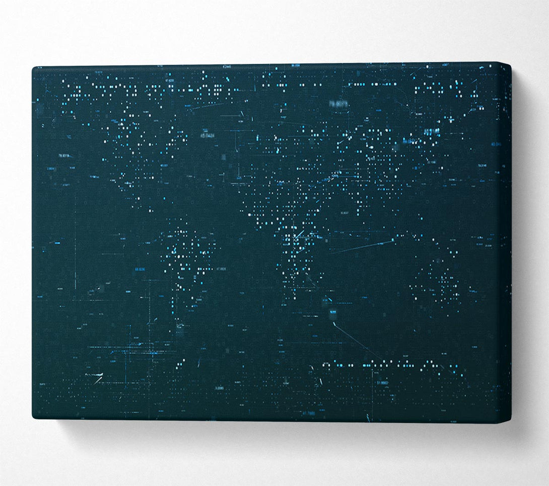  A Canvas Print of From The Data Source Canvas Wall Art