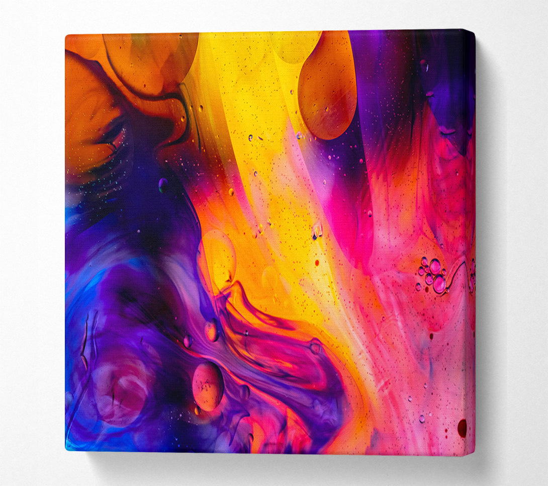  A Canvas Print of Lava And Cool Flow Canvas Art