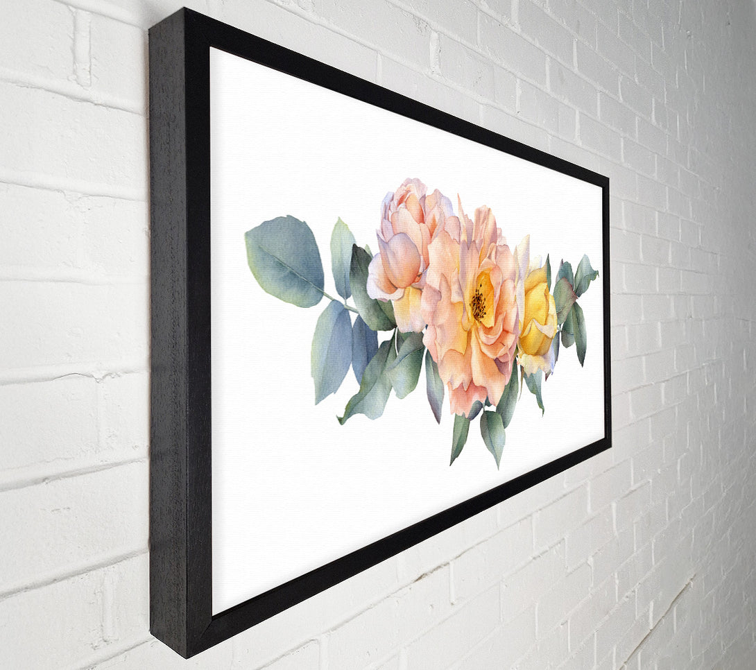  A Canvas Print of The Blush Pink Rose Canvas Art
