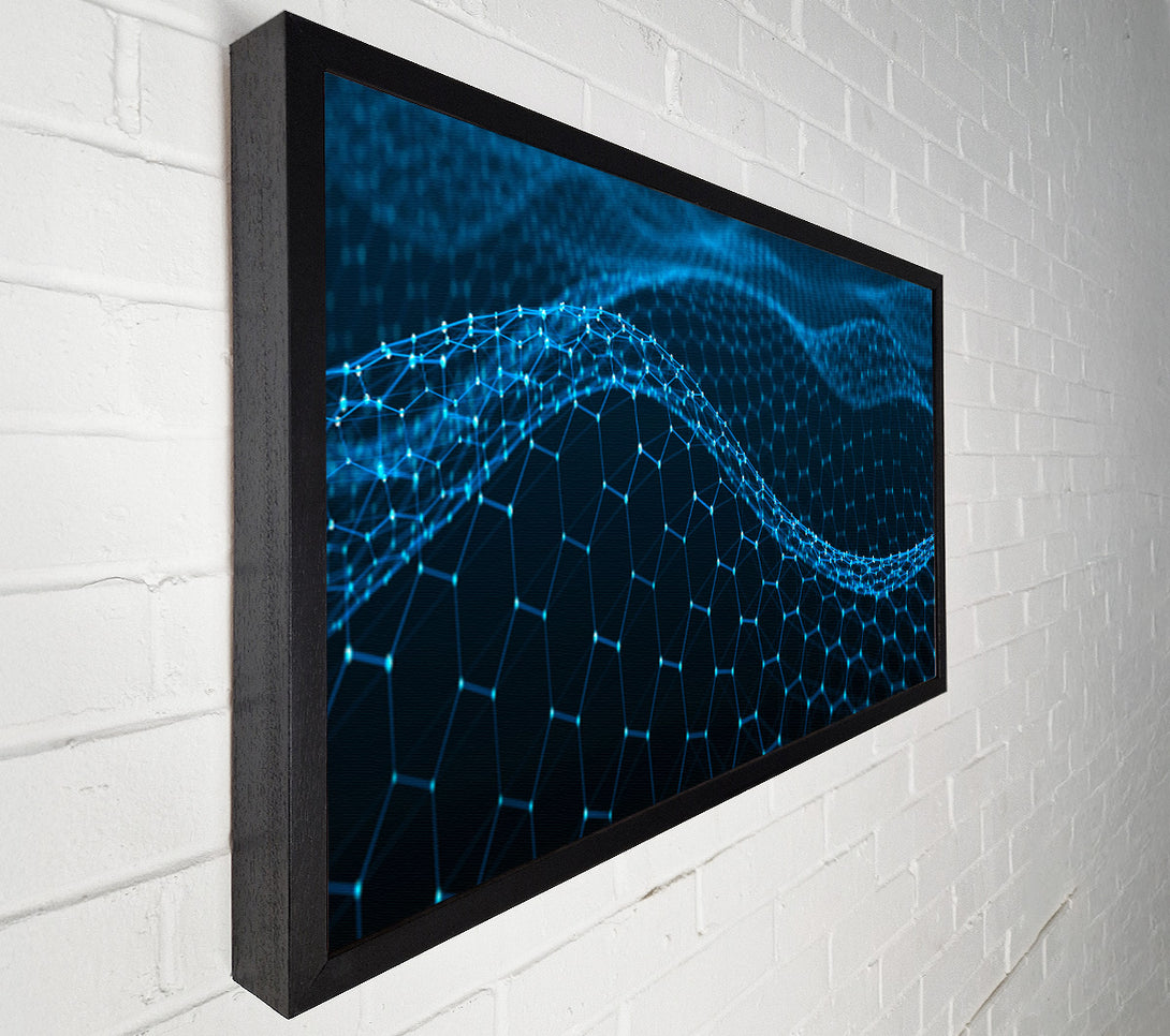  A Canvas Print of The Waves Of Technology Canvas Print