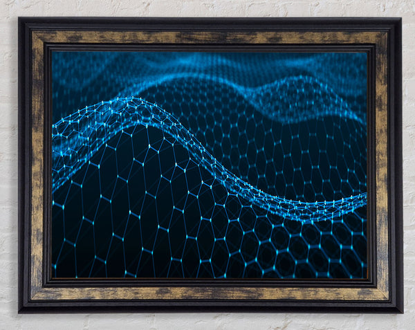 The Waves Of Technology Framed Print