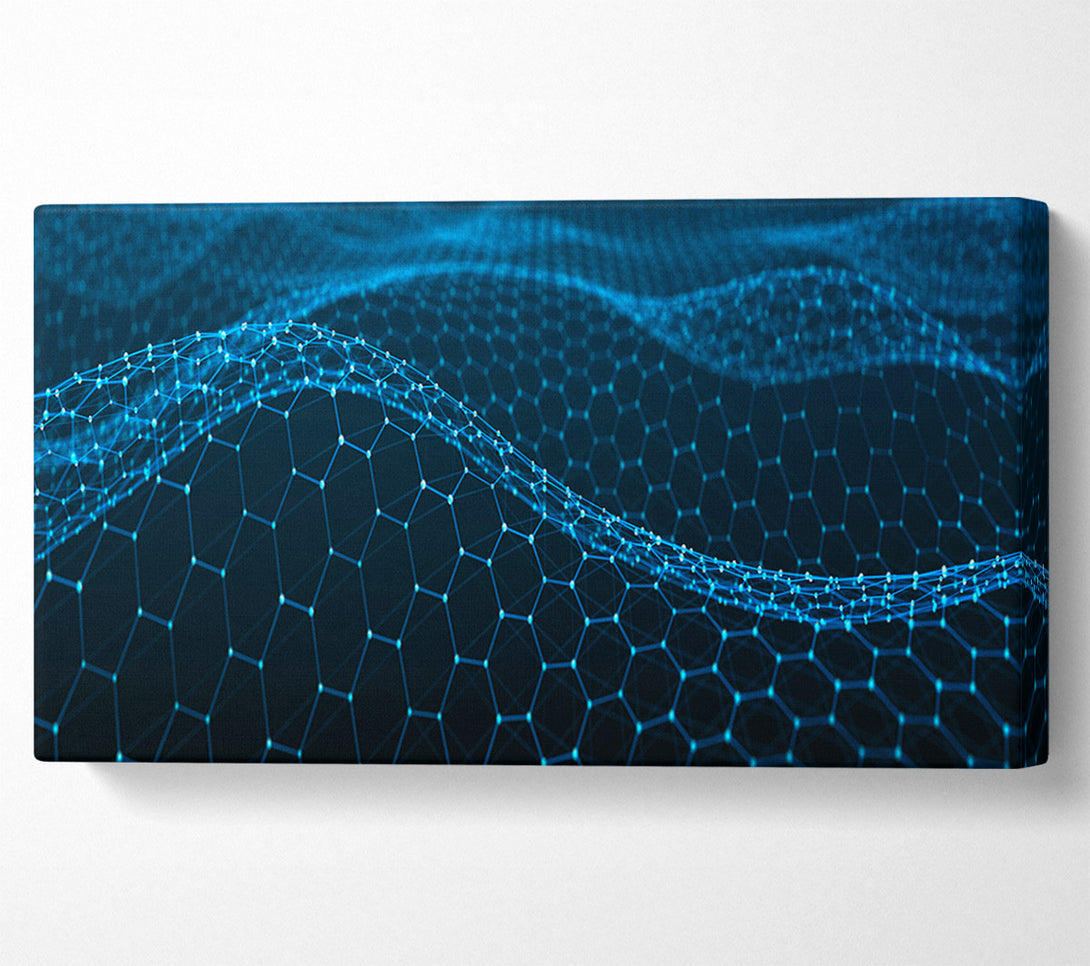  A Canvas Print of The Waves Of Technology Canvas Print