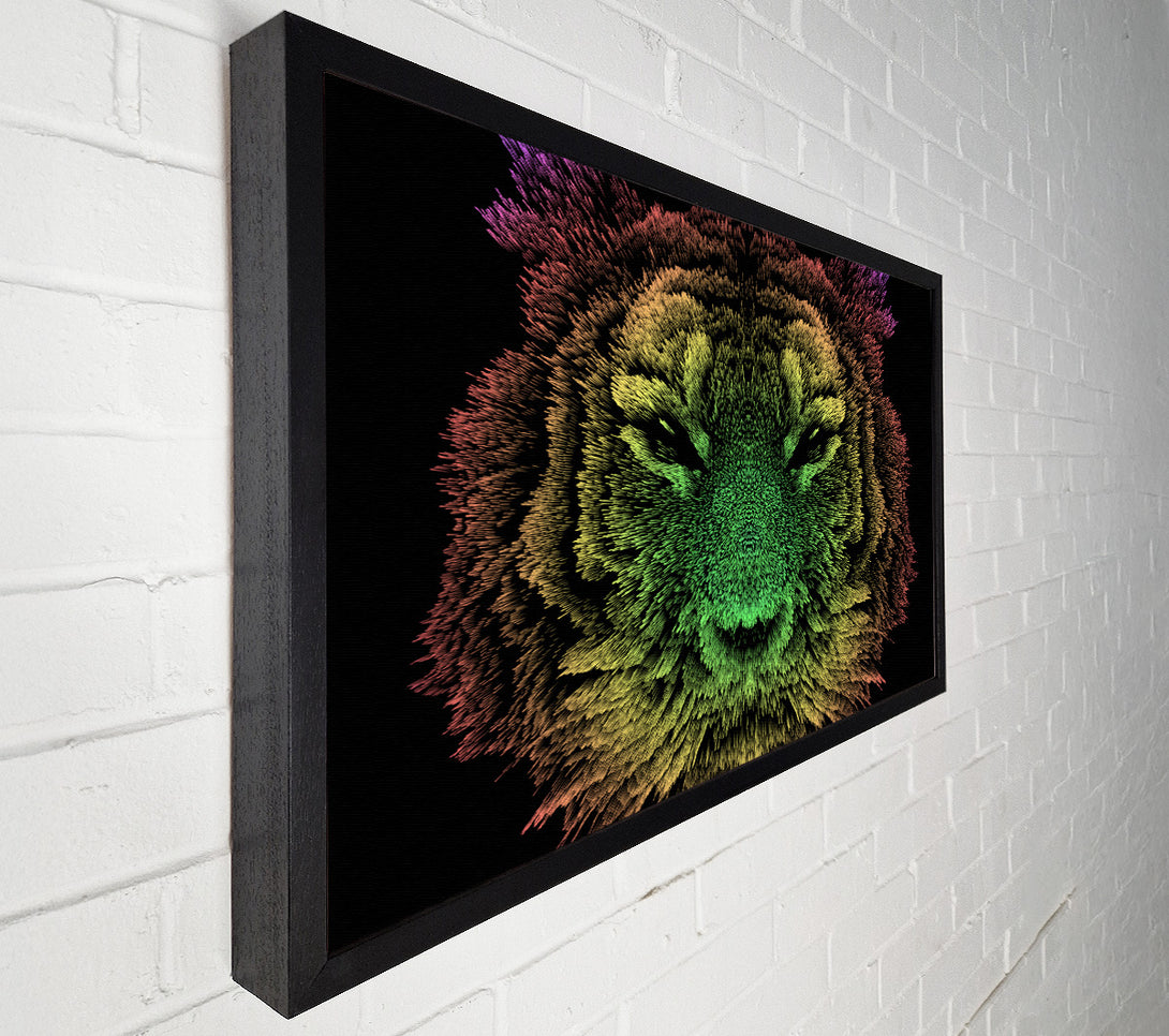  A Canvas Print of The Old English Tiger Canvas Wall Art