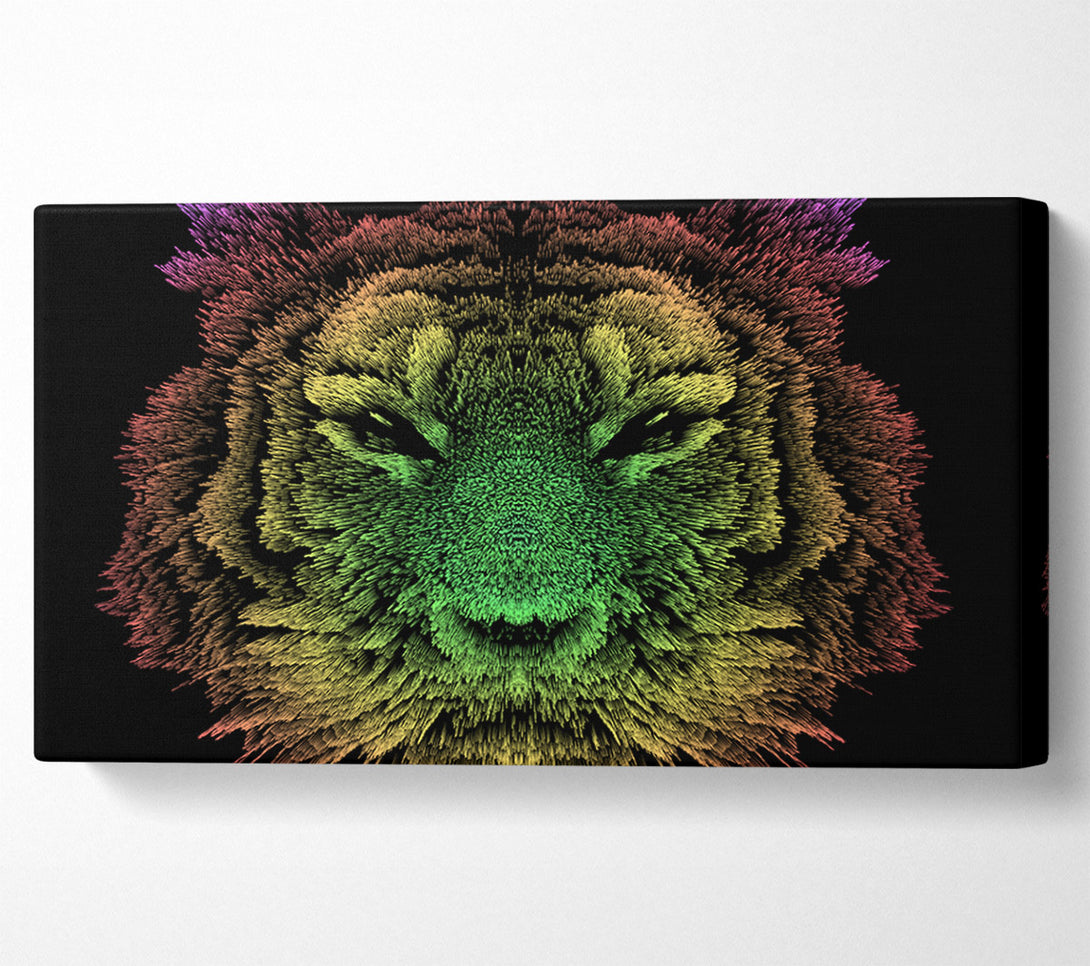 A Canvas Print of The Old English Tiger Canvas Wall Art