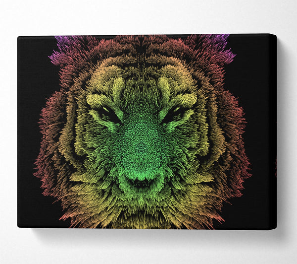  A Canvas Print of The Old English Tiger Canvas Wall Art