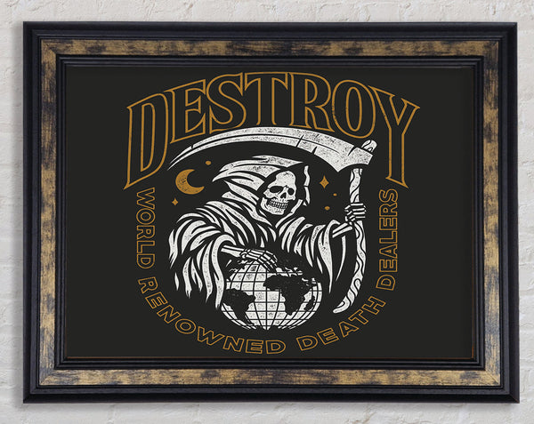 Destroy Tattoo Framed Print