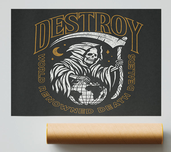 Destroy Tattoo Print