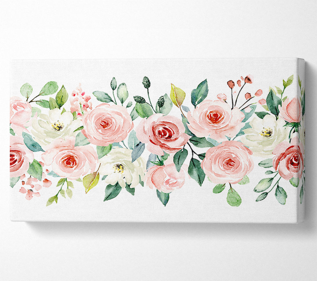  A Canvas Print of Floral Roses Bouquet Canvas Wall Art