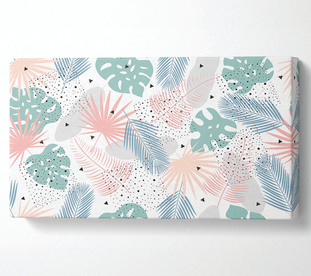  A Canvas Print of The Modern Cheese Plant Pattern Canvas Art
