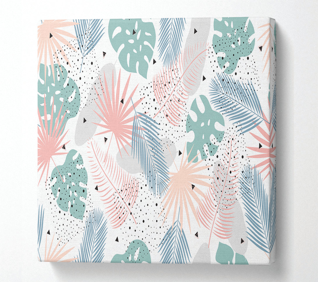  A Canvas Print of The Modern Cheese Plant Pattern Canvas Art