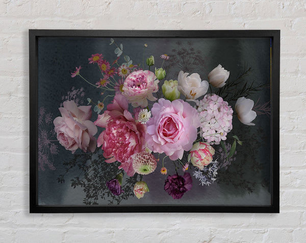 Realism Flowers Framed Print