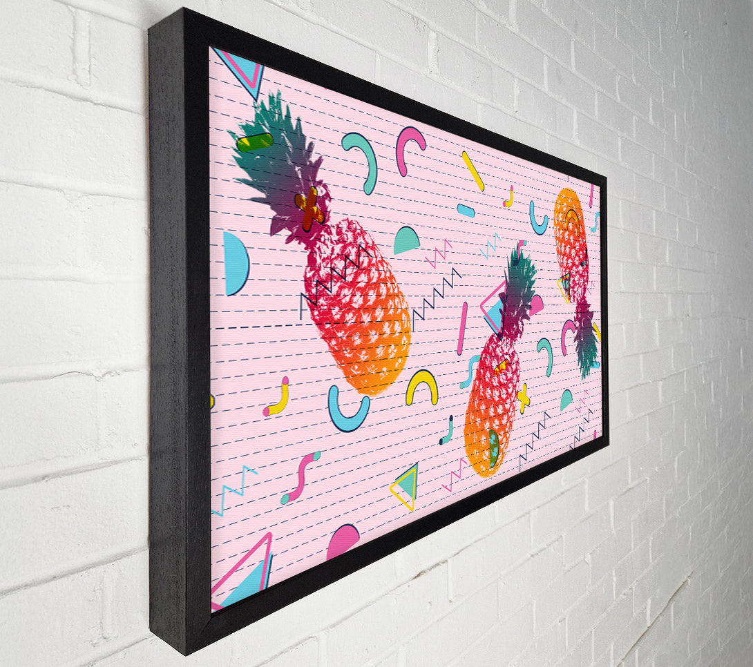  A Canvas Print of Pineapple Abstract Pattern Canvas Wall Art