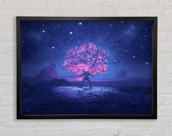 Holding Up The Void Framed Print