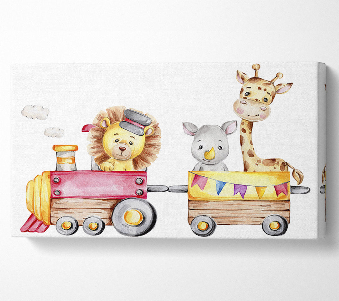  A Canvas Print of The Animal Train Canvas Art