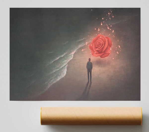 The Rose On The Beach Giclee Print