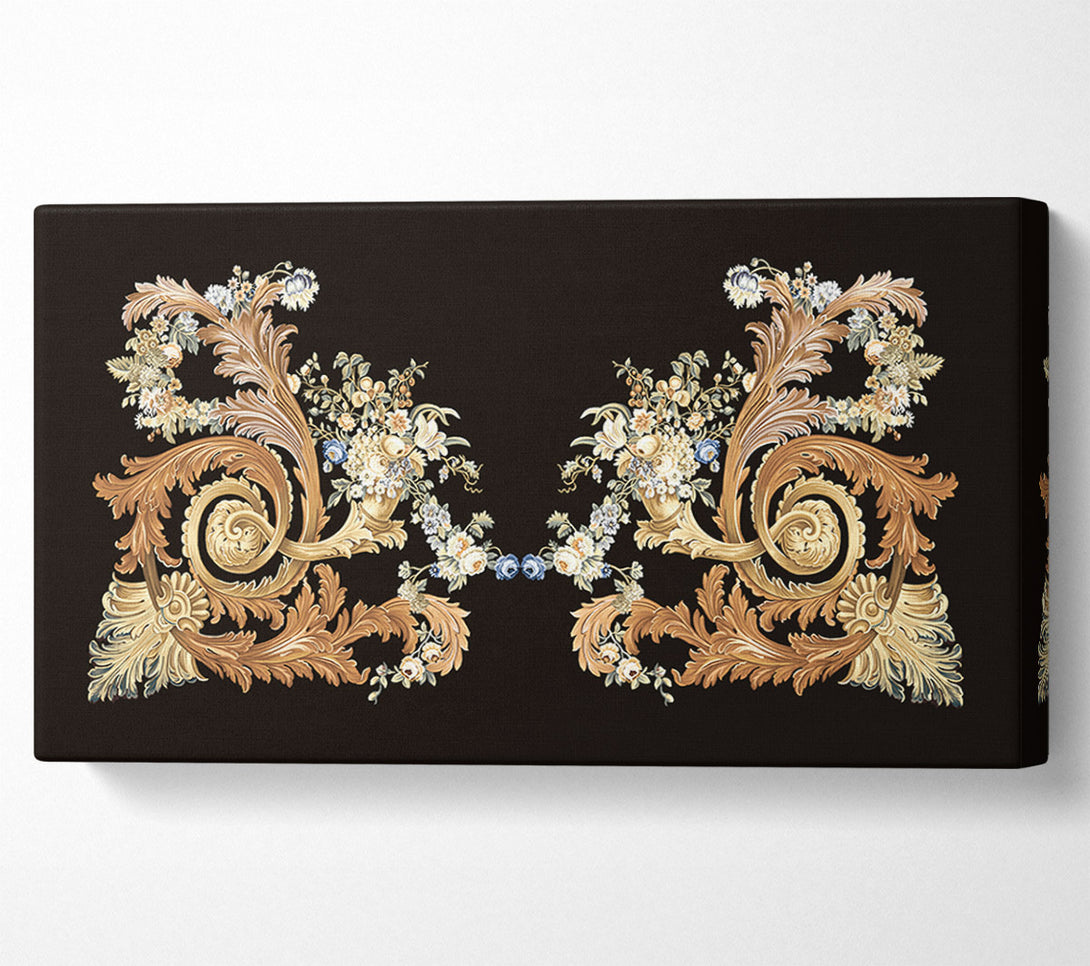  A Canvas Print of The Vintage Floral Pattern Canvas Art
