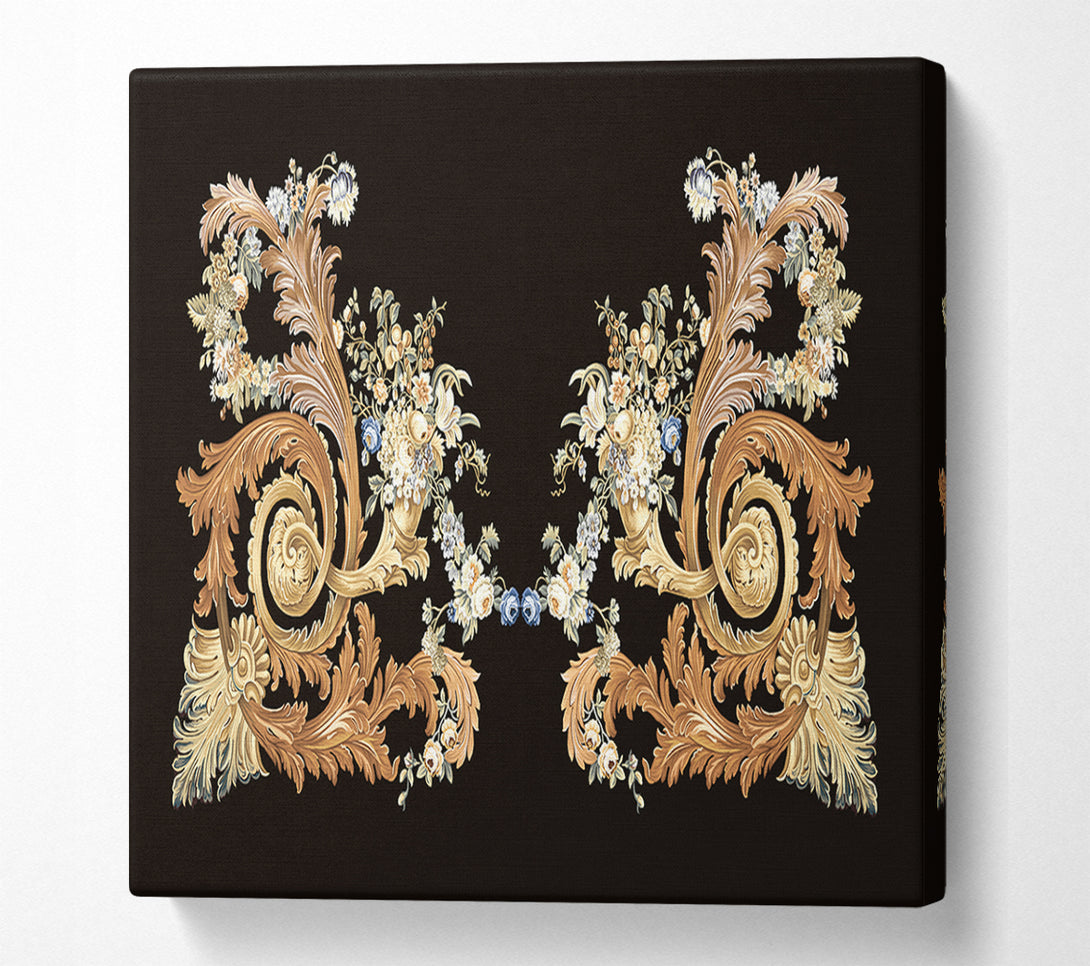  A Canvas Print of The Vintage Floral Pattern Canvas Art