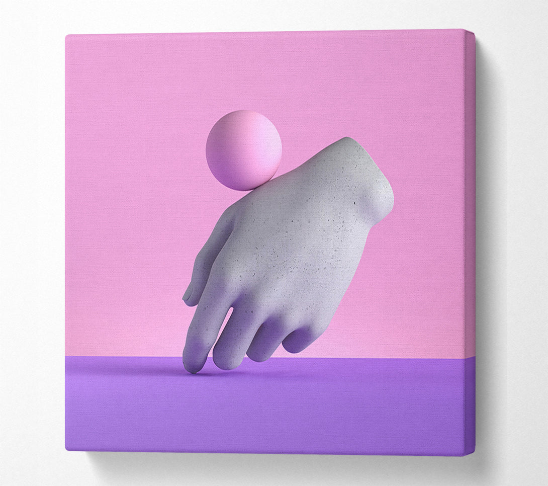  A Canvas Print of The Hand Sphere Canvas Art