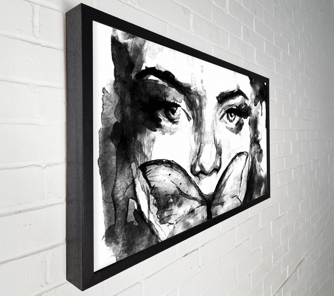  A Canvas Print of The Butterfly Mouth Canvas Print