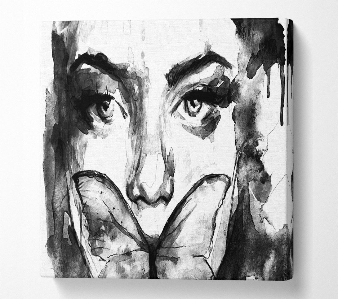  A Canvas Print of The Butterfly Mouth Canvas Print