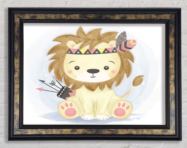 The Little Lion Archer Framed Print