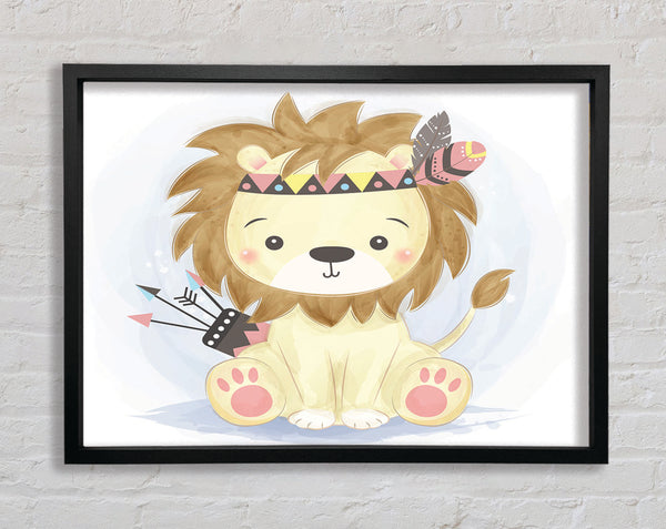 The Little Lion Archer Framed Print