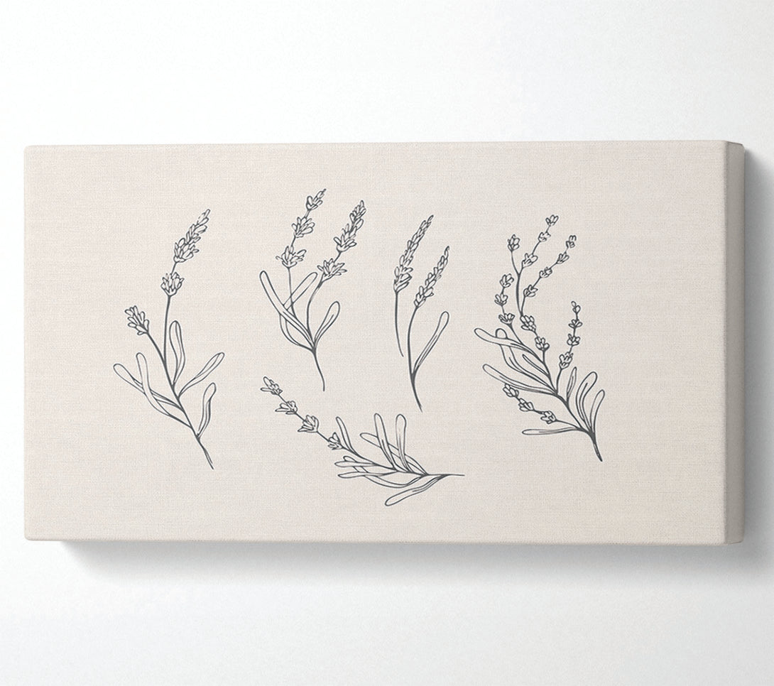  A Canvas Print of The Fine Flowers Of Britain Canvas Art
