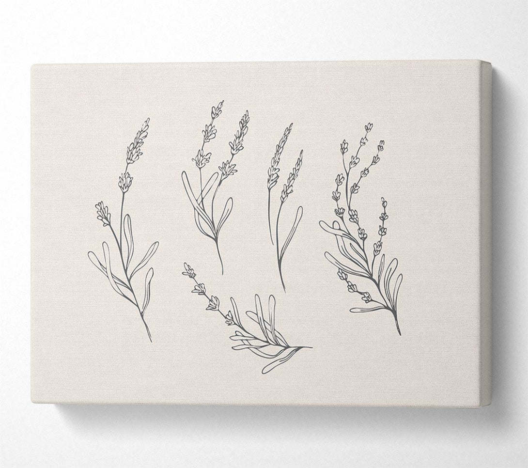  A Canvas Print of The Fine Flowers Of Britain Canvas Art