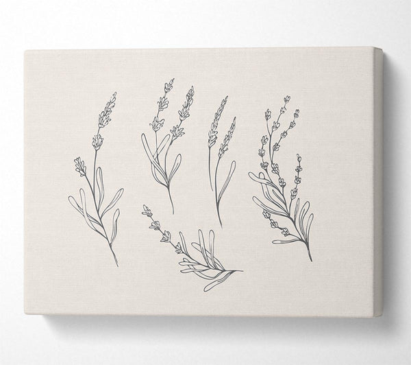  A Canvas Print of The Fine Flowers Of Britain Canvas Art