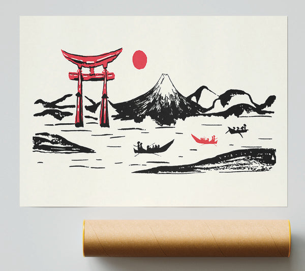 Temples Of The Mountain Giclee Print